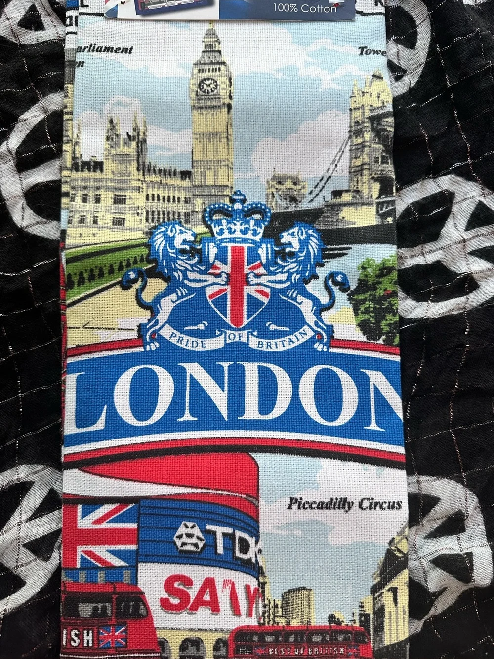 NWT Authentic London Tea Towel - Made and Purchased in the UK! 😍🏴󠁧󠁢󠁥󠁮󠁧󠁿🫖☕️🇬🇧